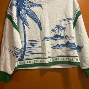 Kids' Blue and Green Graphic Top